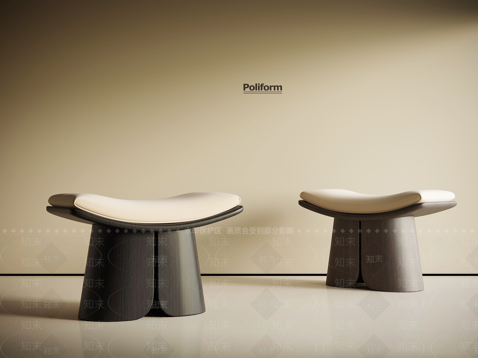 现代其他凳子SU模型下载【ID:1194372156】