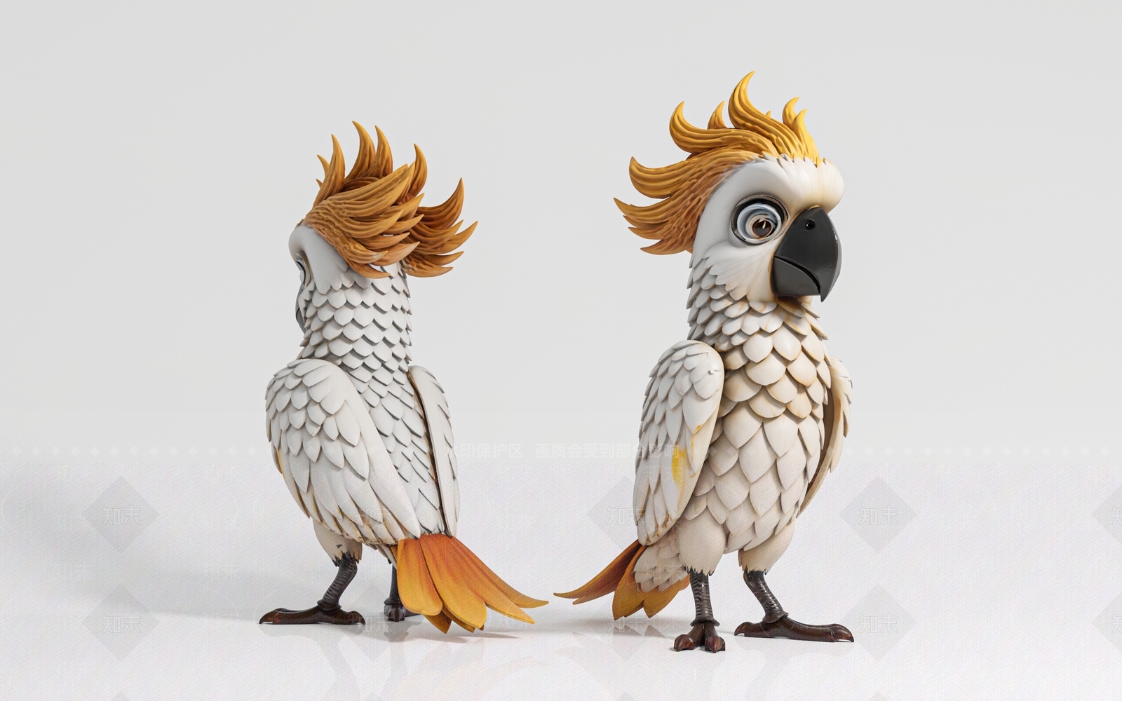 飞行类动物3D模型下载【ID:1194373070】