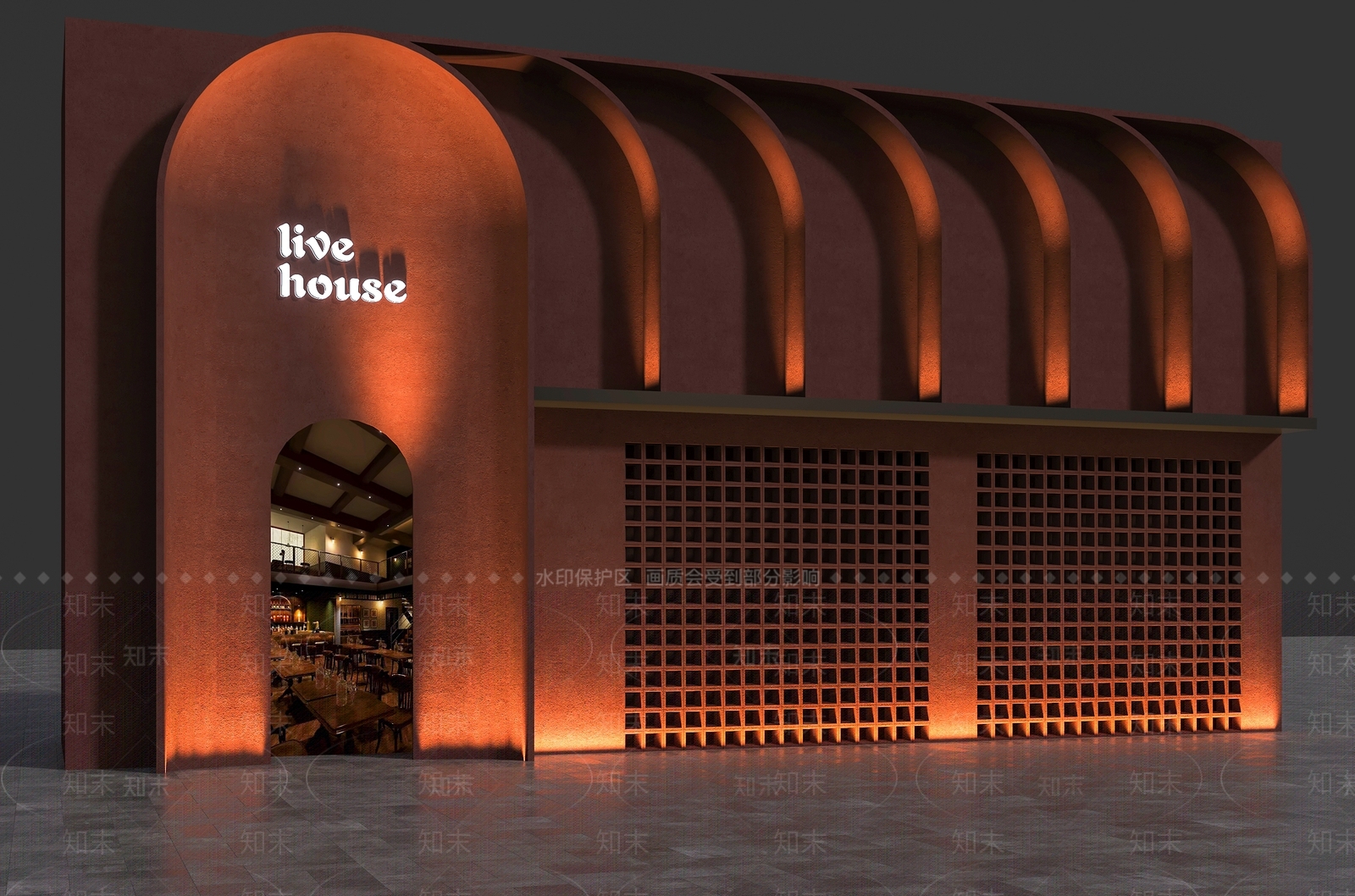 现代工业门头3D模型下载【ID:1194380416】