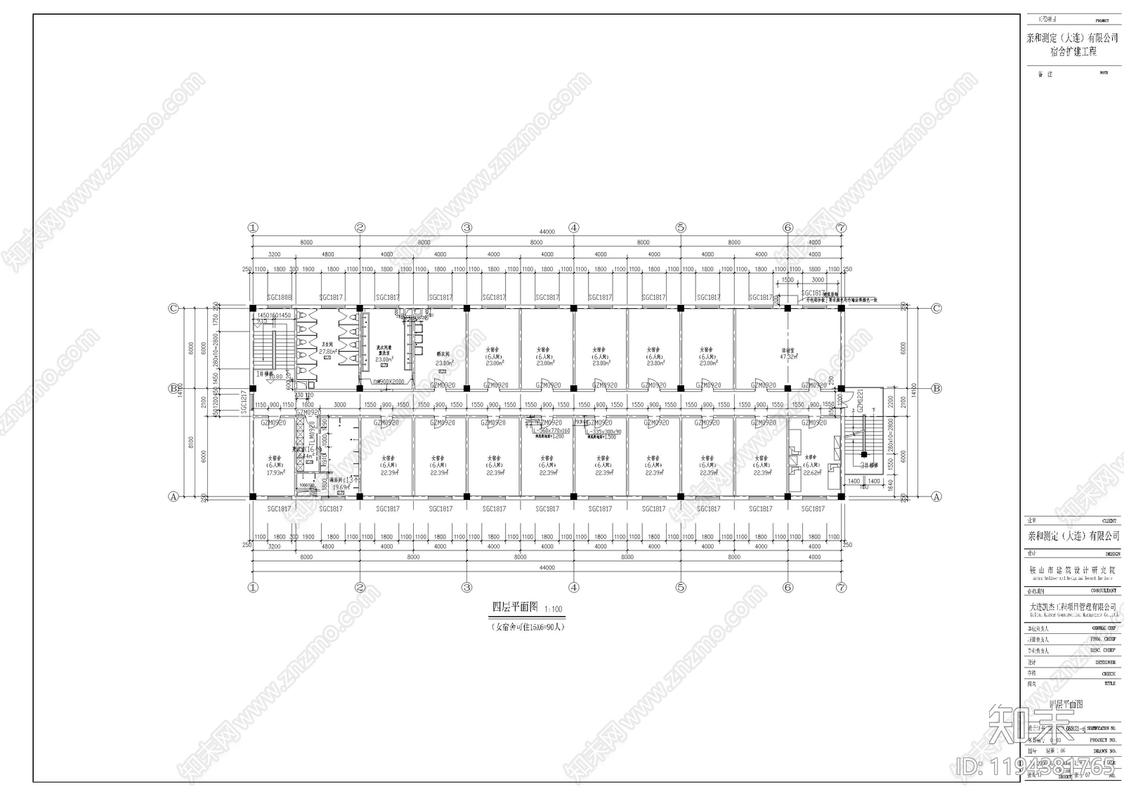 现代学校建筑cad施工图下载【ID:1194381765】