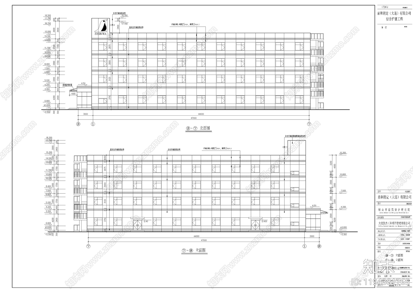 现代学校建筑施工图下载【ID:1194381765】