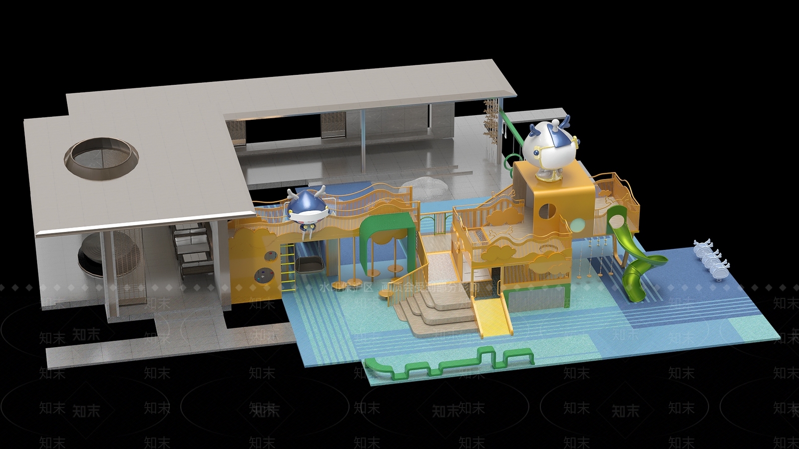 现代其他文体建筑3D模型下载【ID:1194386034】