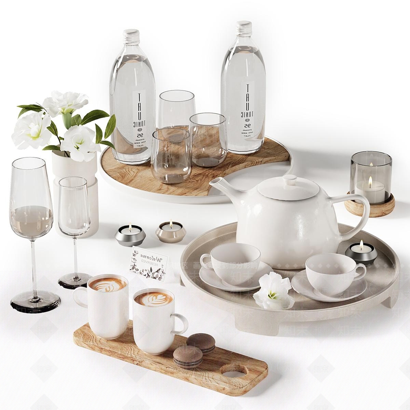 餐具SU模型下载【ID:1194387541】