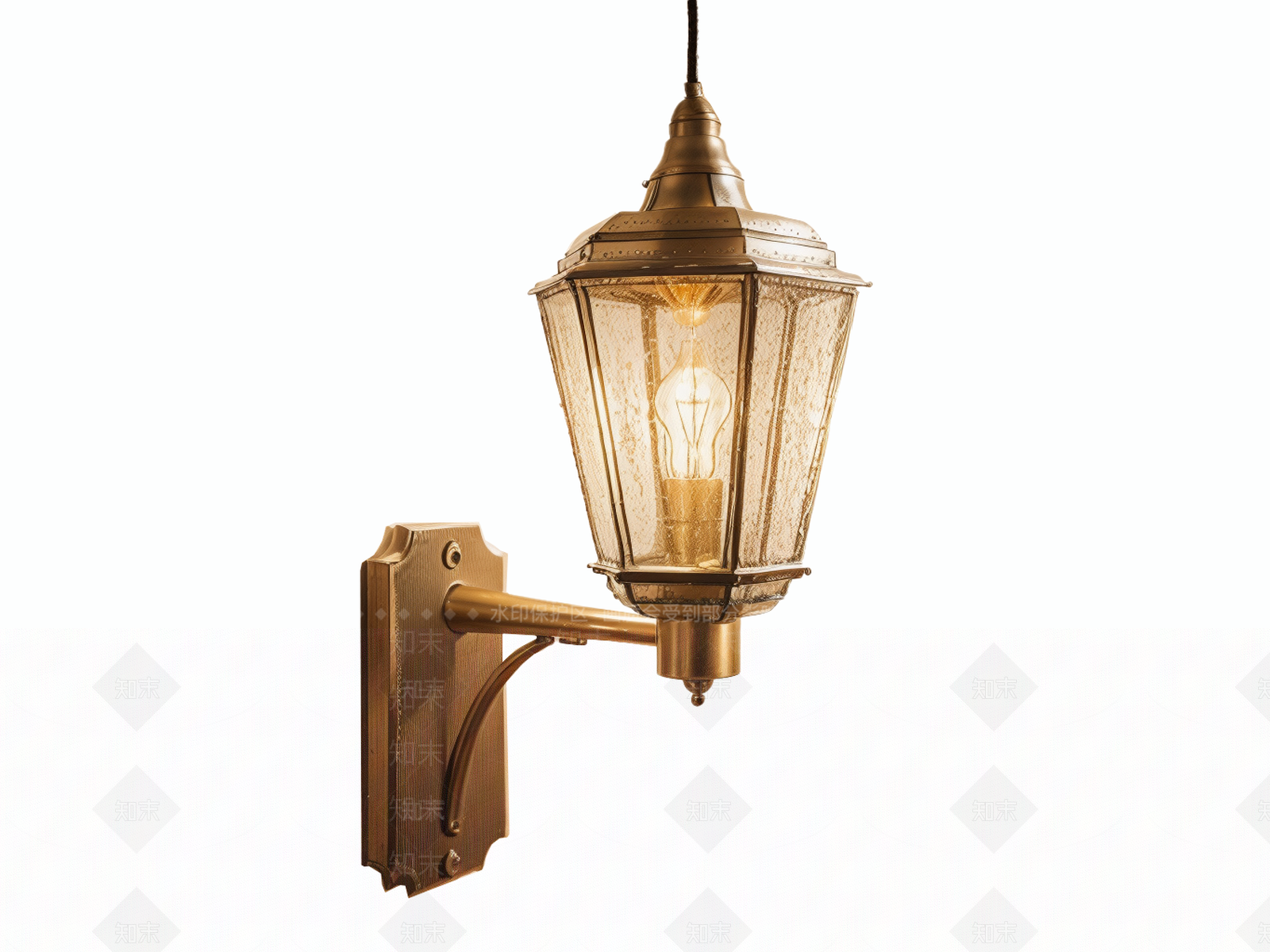 现代美式门牌灯SU模型下载【ID:1194390963】