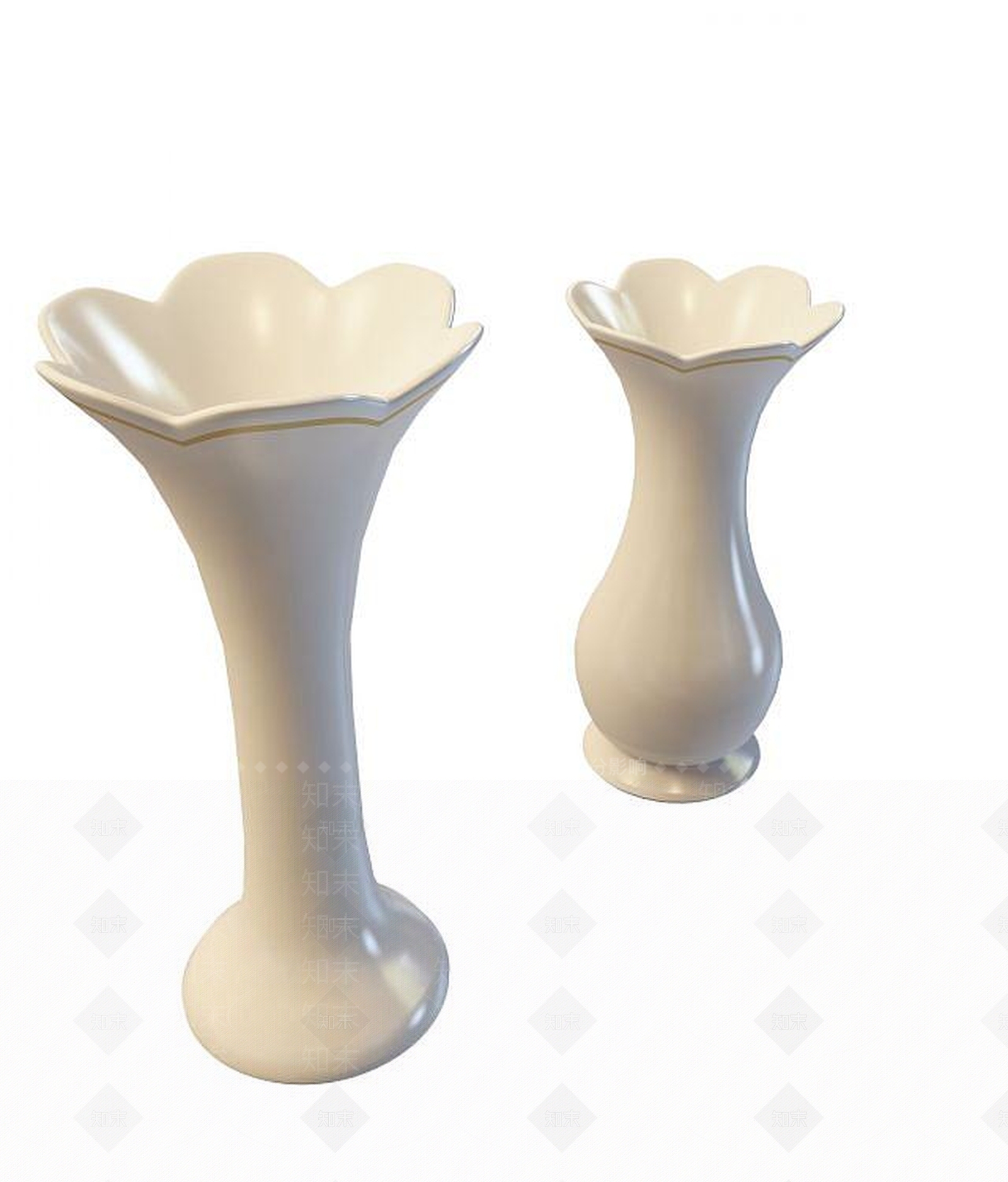现代花瓶3D模型下载【ID:1194390927】