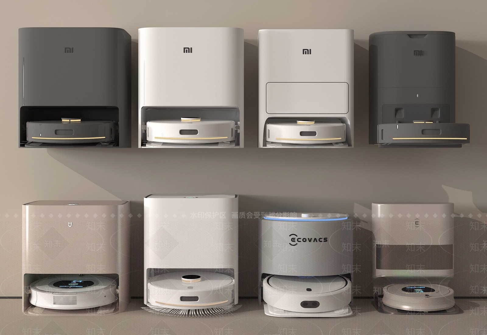 扫地机器人3D模型下载【ID:1194393225】