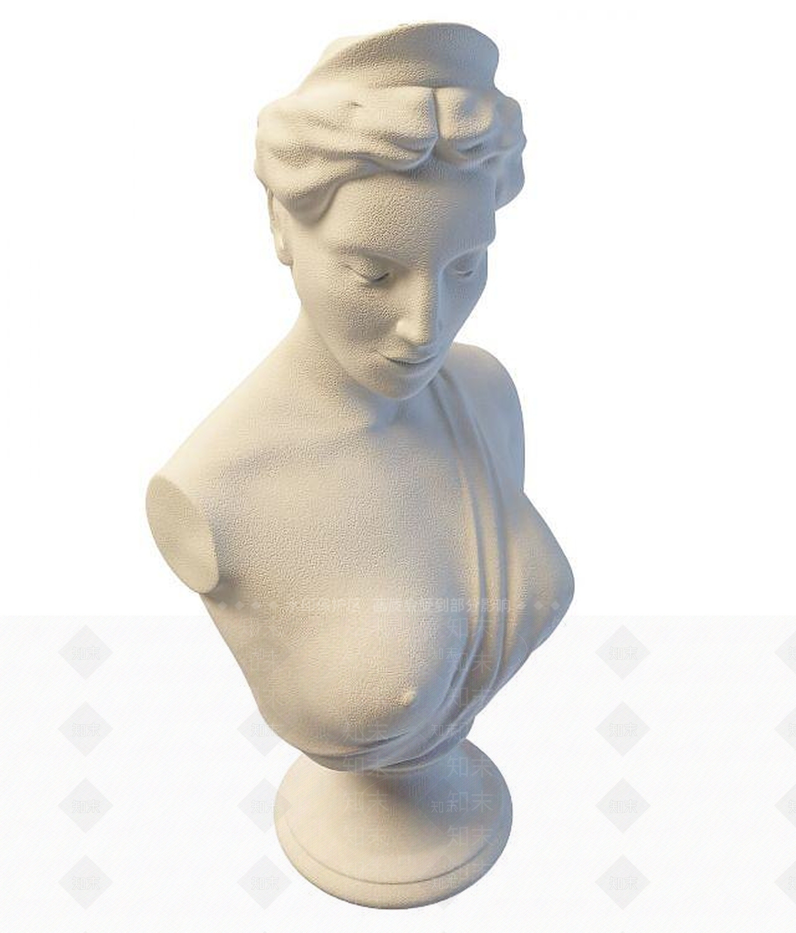 现代雕塑3D模型下载【ID:1194393934】