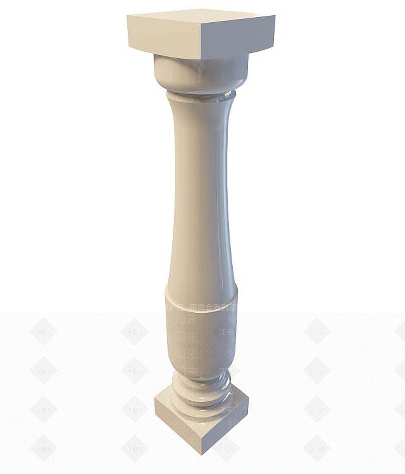 现代柱子3D模型下载【ID:1194394197】