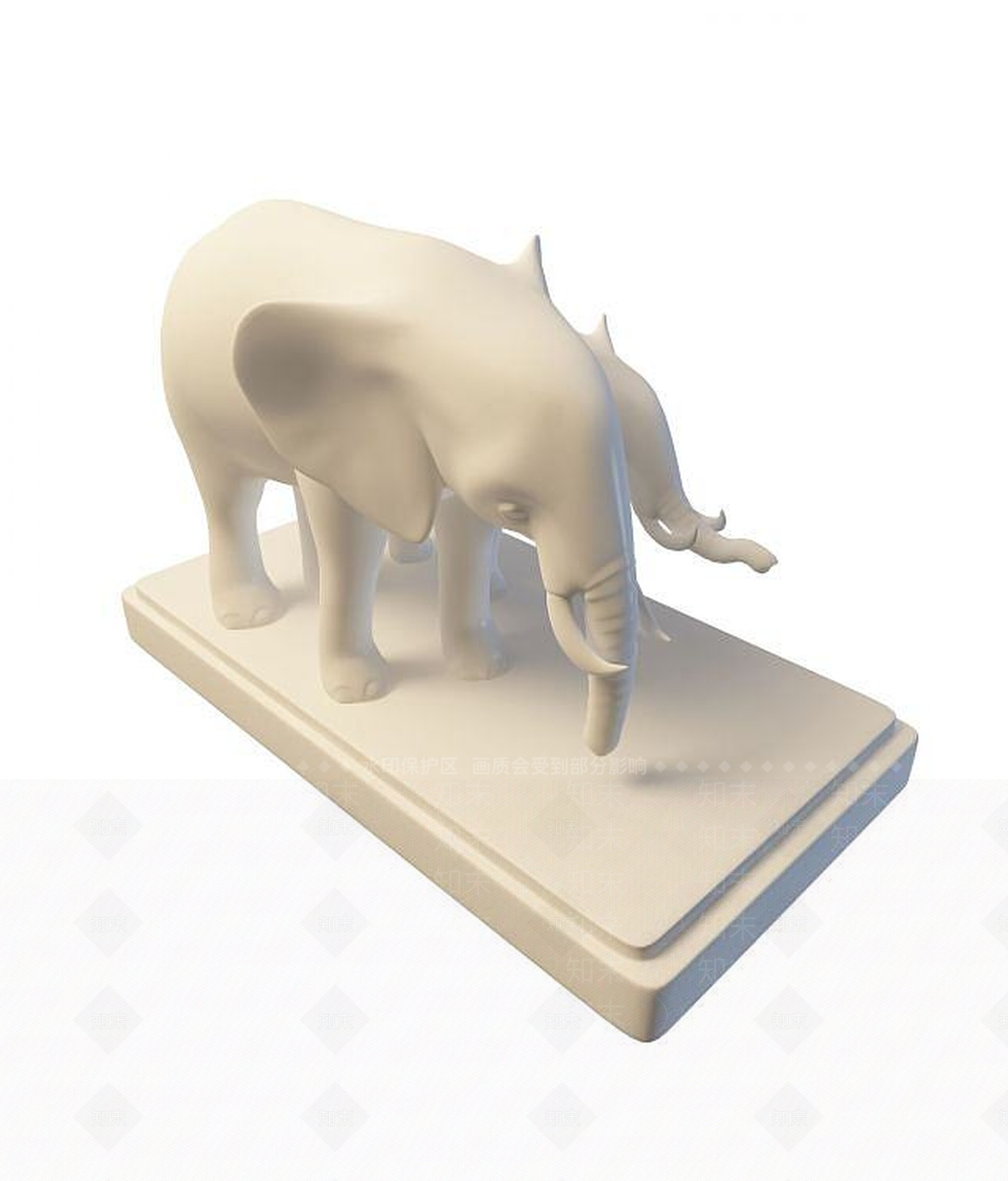 现代雕塑3D模型下载【ID:1194397372】