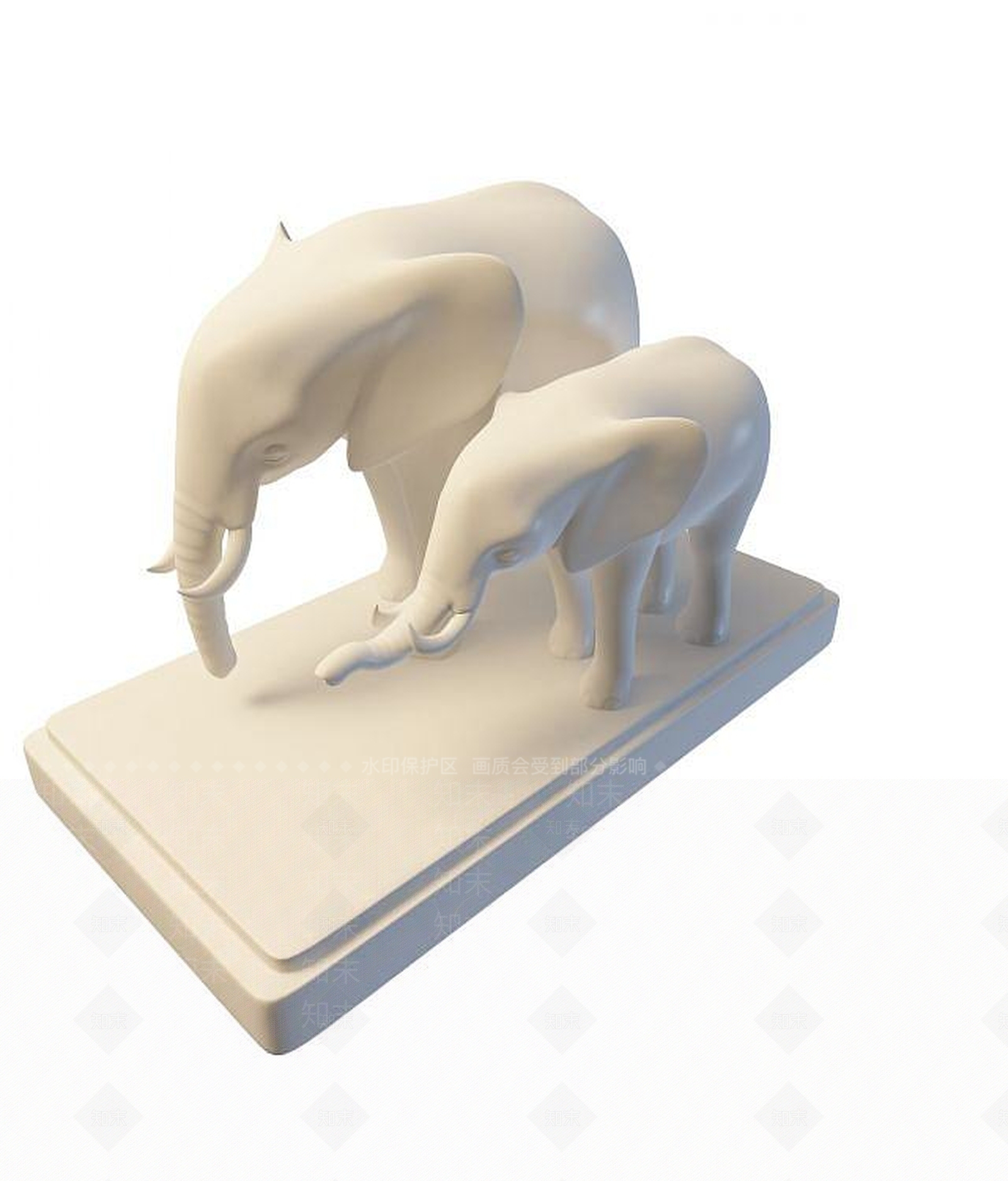 现代雕塑3D模型下载【ID:1194397372】