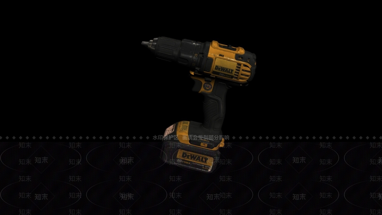 现代电钻3D模型下载【ID:1194399939】