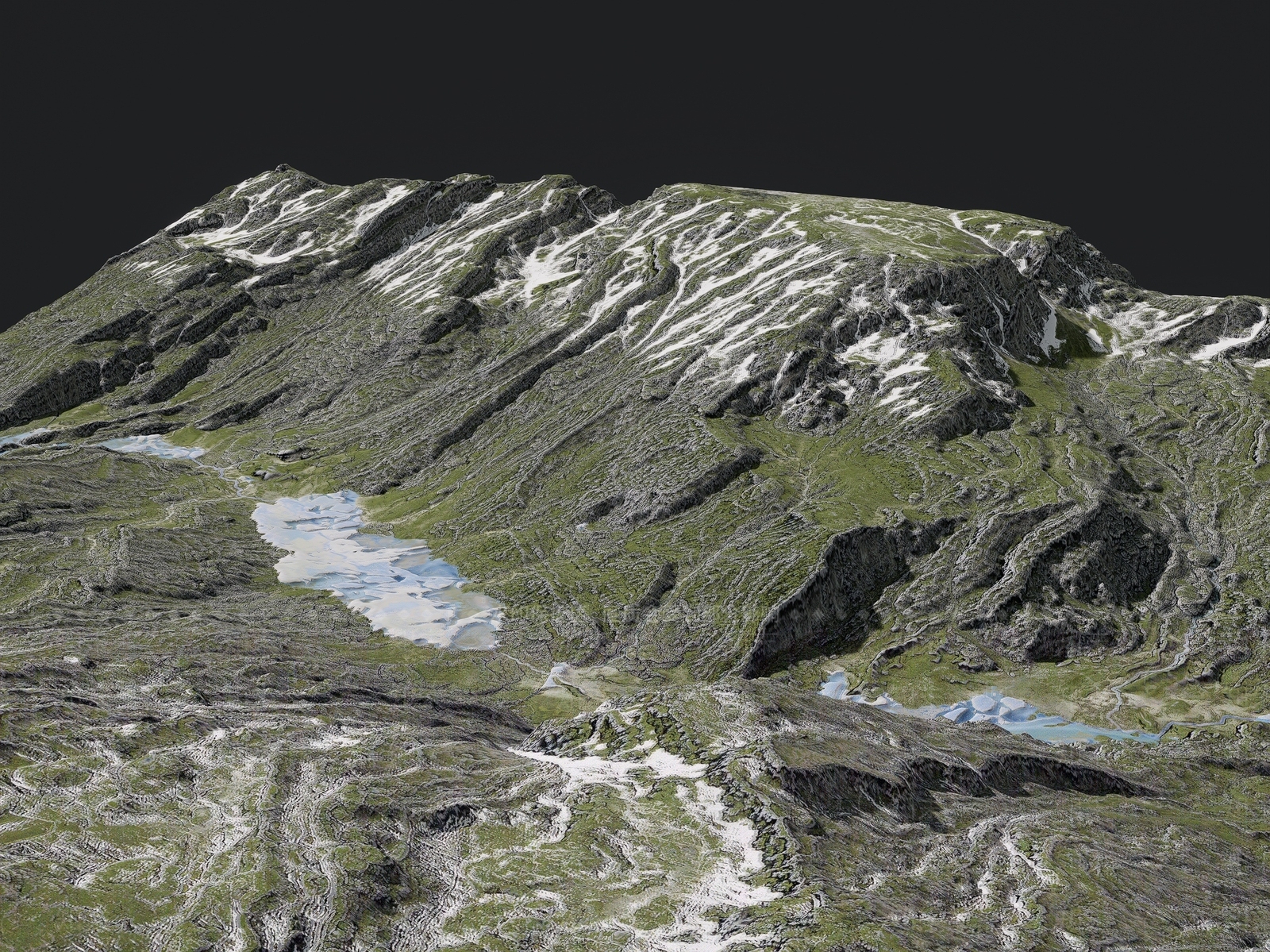 现代山SU模型下载【ID:1194401809】