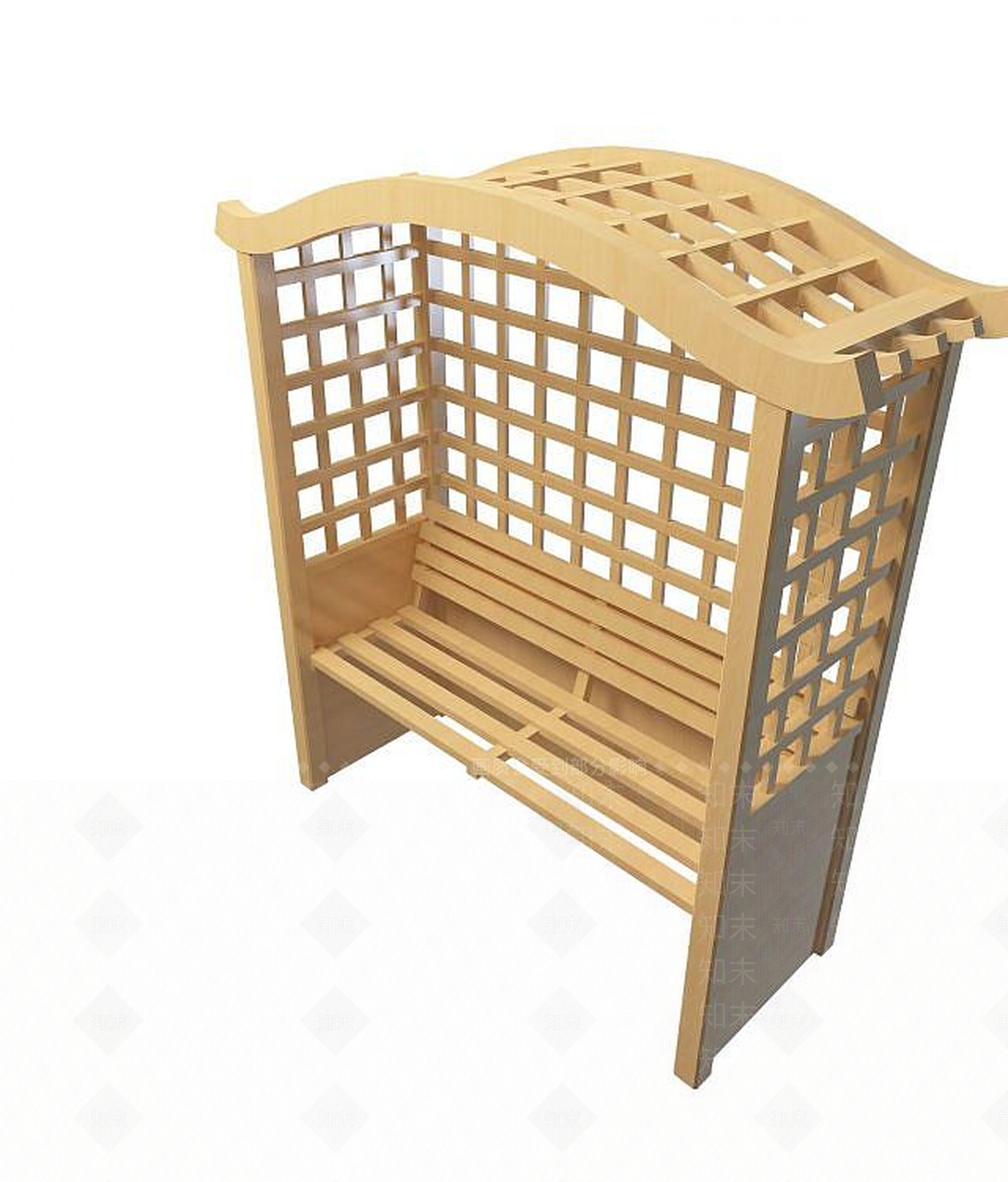 现代凉亭3D模型下载【ID:1194401888】