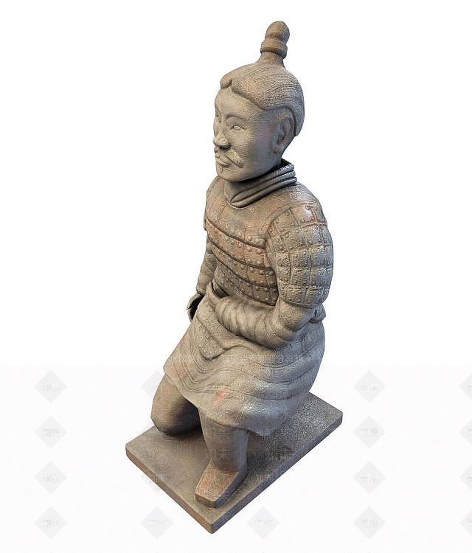 现代雕塑3D模型下载【ID:1194403451】