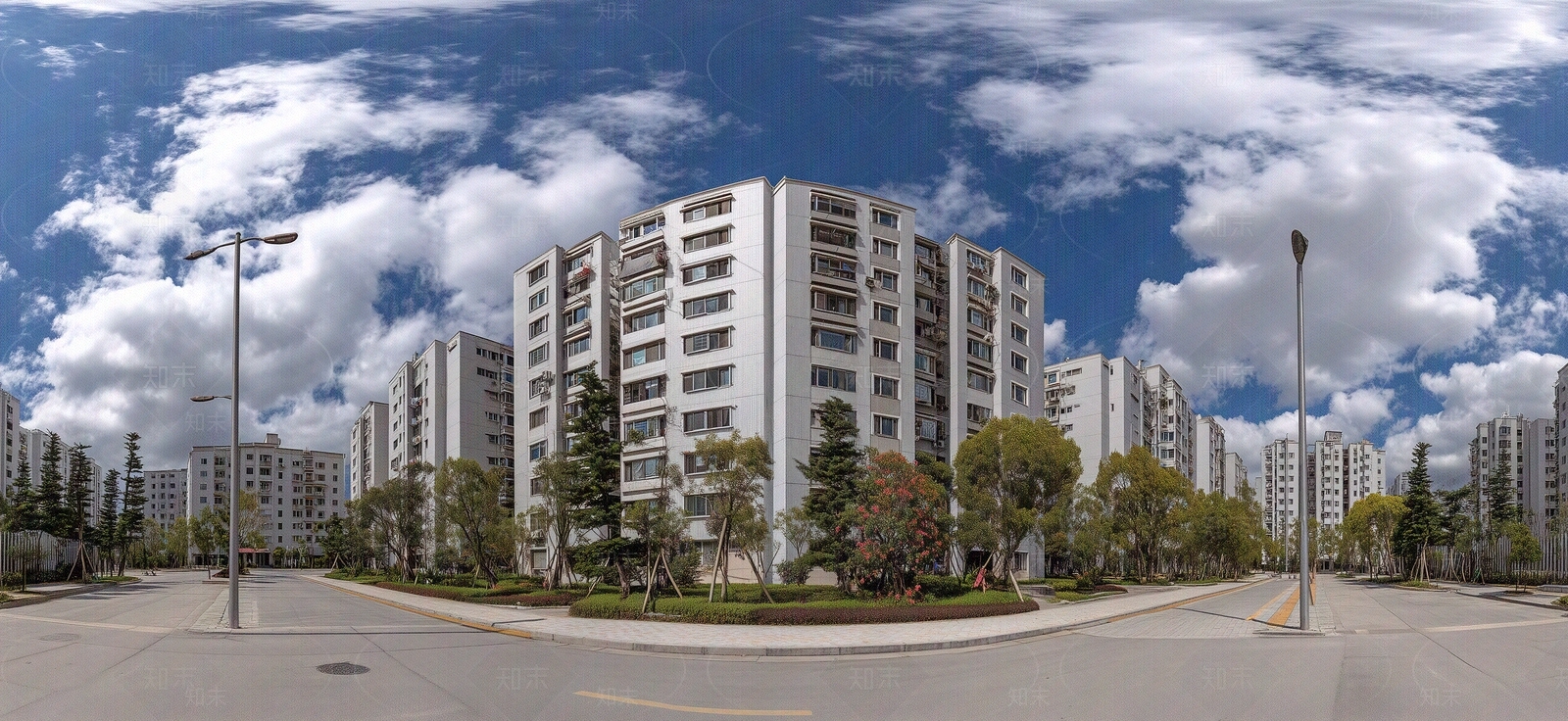 现代小区HDR贴图下载【ID:1194403962】