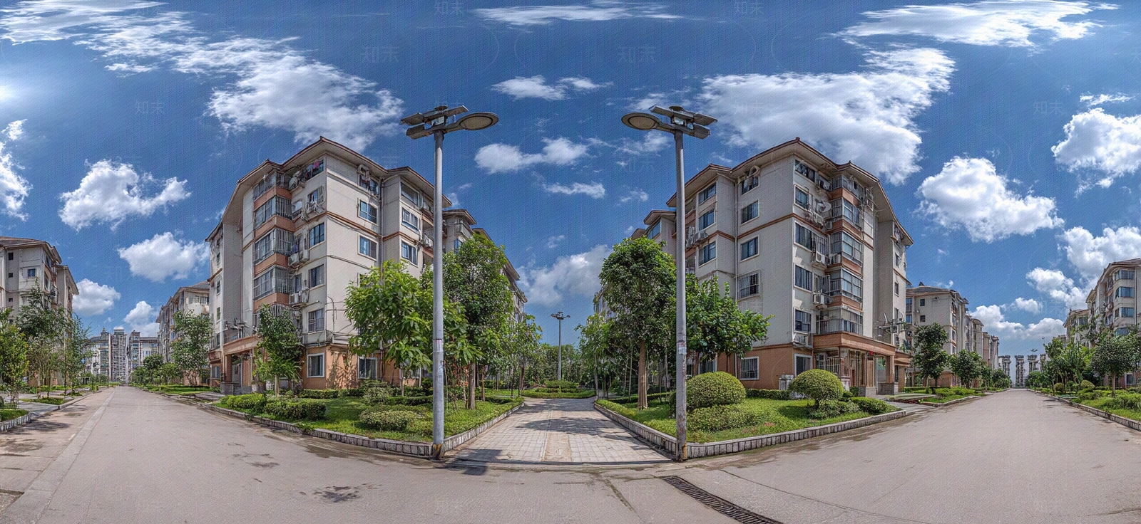 现代小区HDR贴图下载【ID:1194403979】