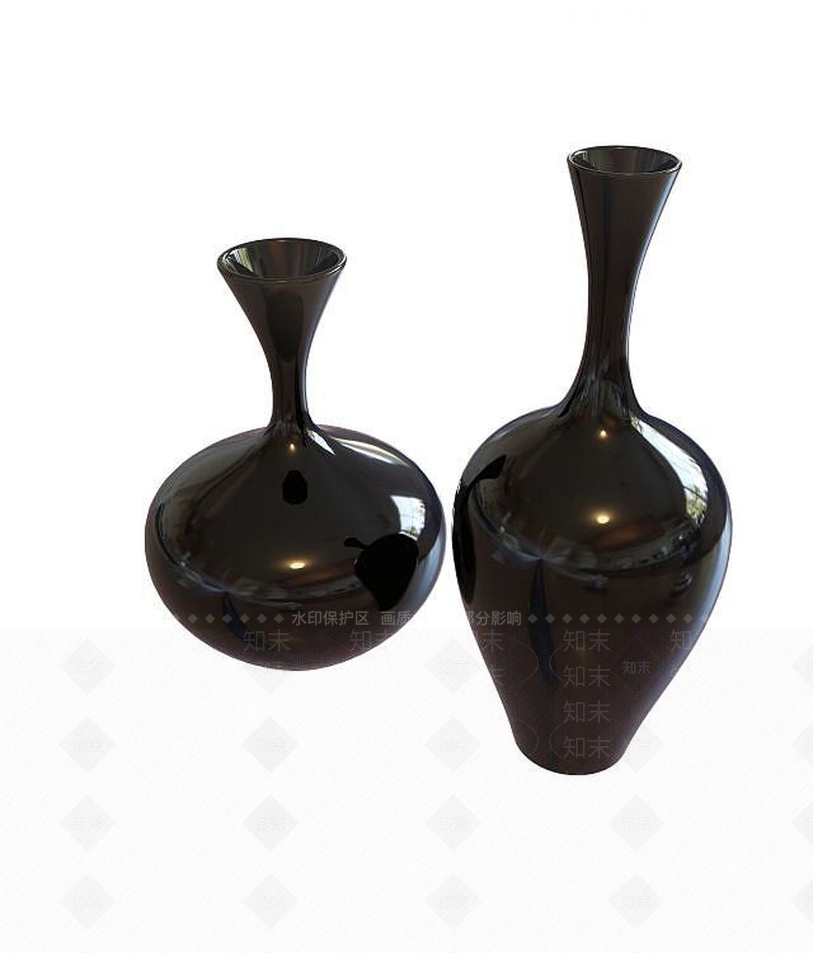 现代花瓶3D模型下载【ID:1194404207】