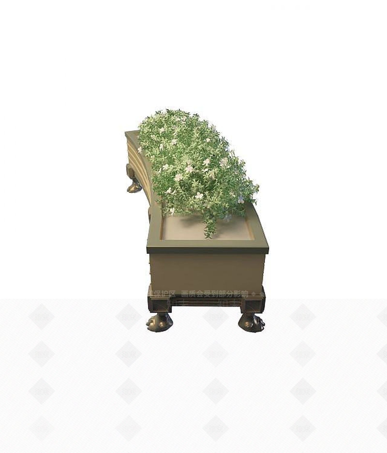 现代花坛3D模型下载【ID:1194405306】