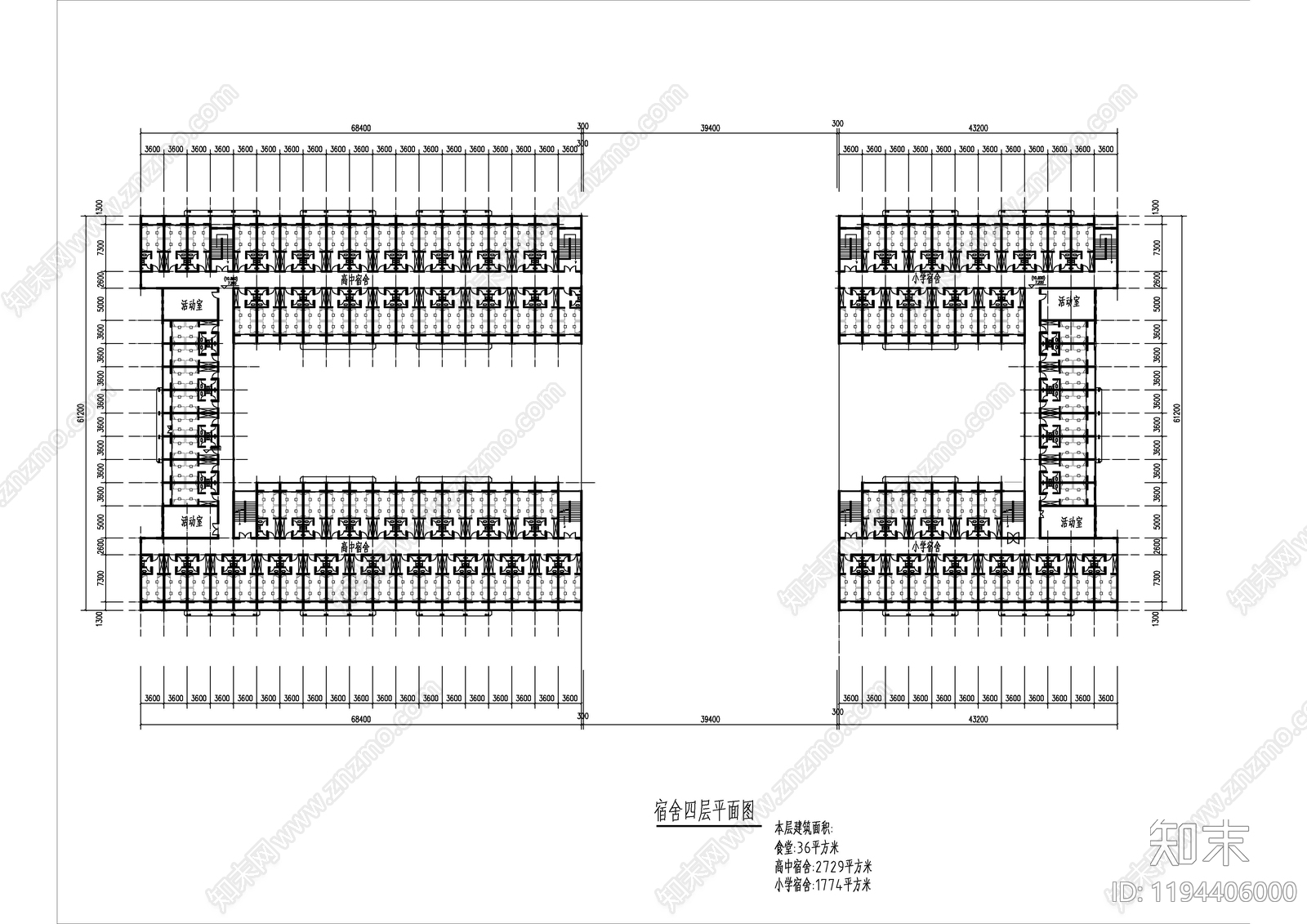 现代学校建筑cad施工图下载【ID:1194406000】