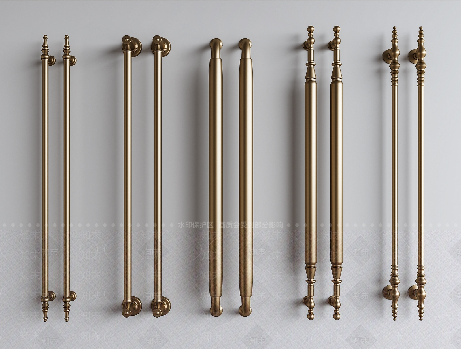 法式拉手SU模型下载【ID:1194407839】