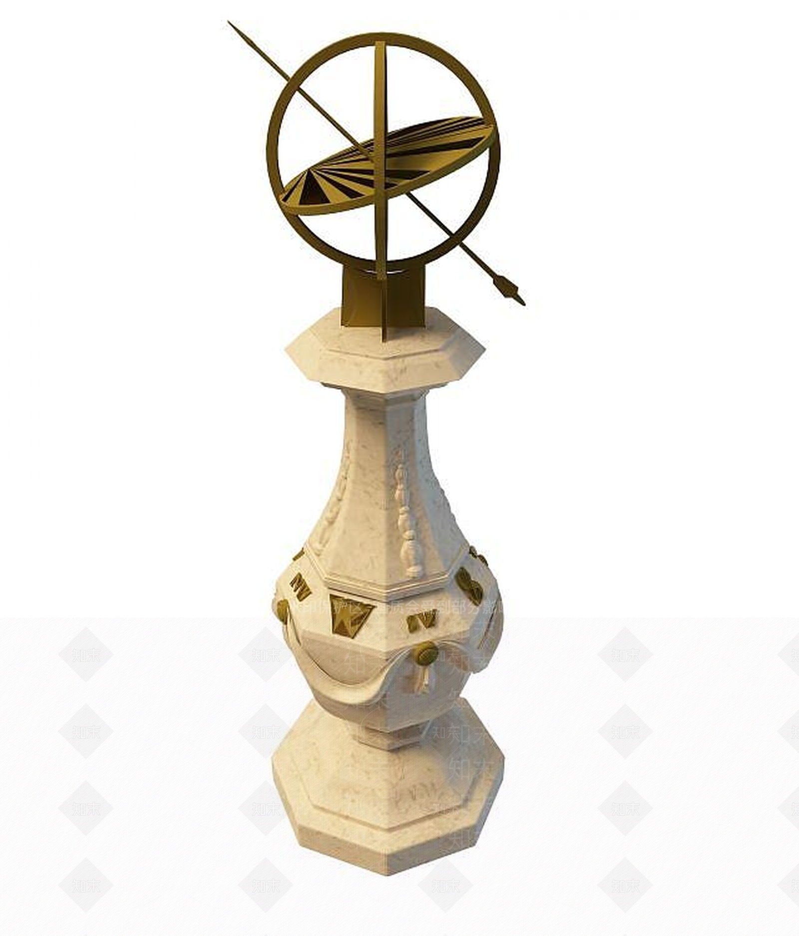 现代园林小品3D模型下载【ID:1194407934】