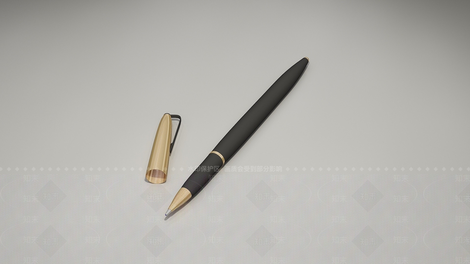 现代钢笔3D模型下载【ID:1194408465】