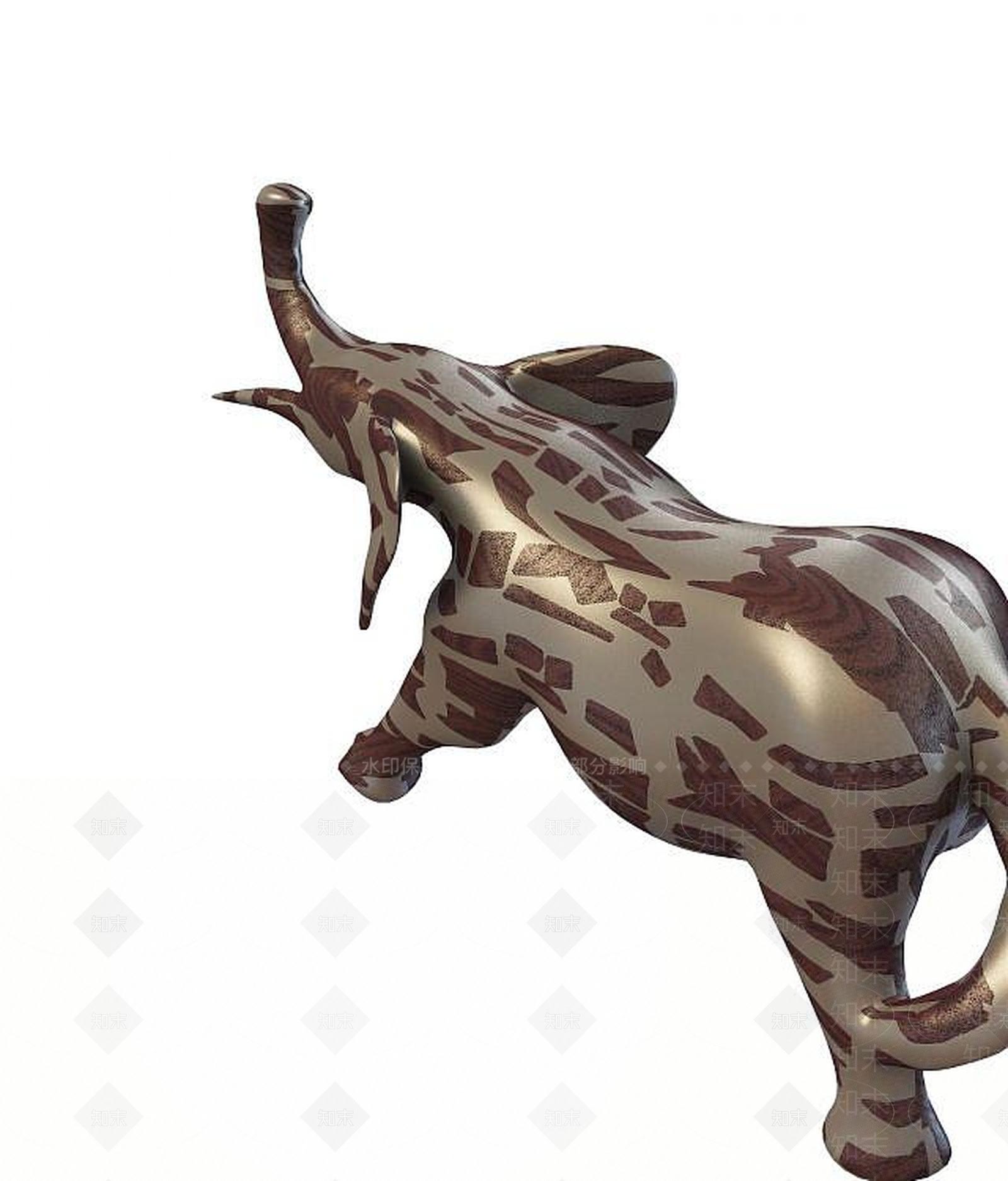 现代雕塑3D模型下载【ID:1194409000】