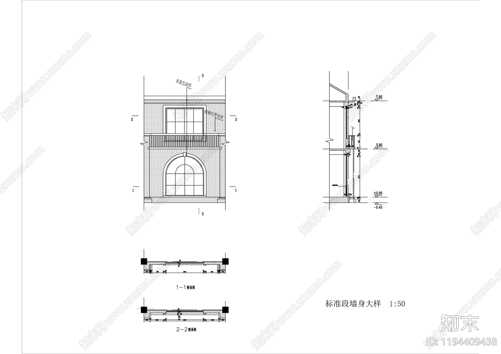 现代幼儿园建筑cad施工图下载【ID:1194409438】