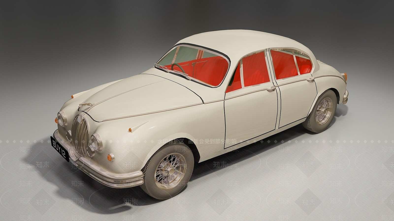 现代汽车3D模型下载【ID:1194409411】
