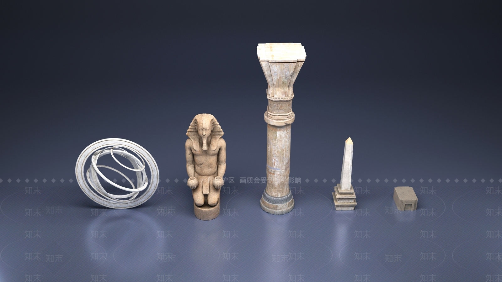欧式景观雕塑3D模型下载【ID:1194413980】