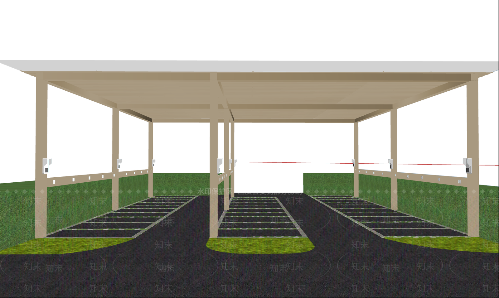 现代新中式其他景观小建筑SU模型下载【ID:1194415488】
