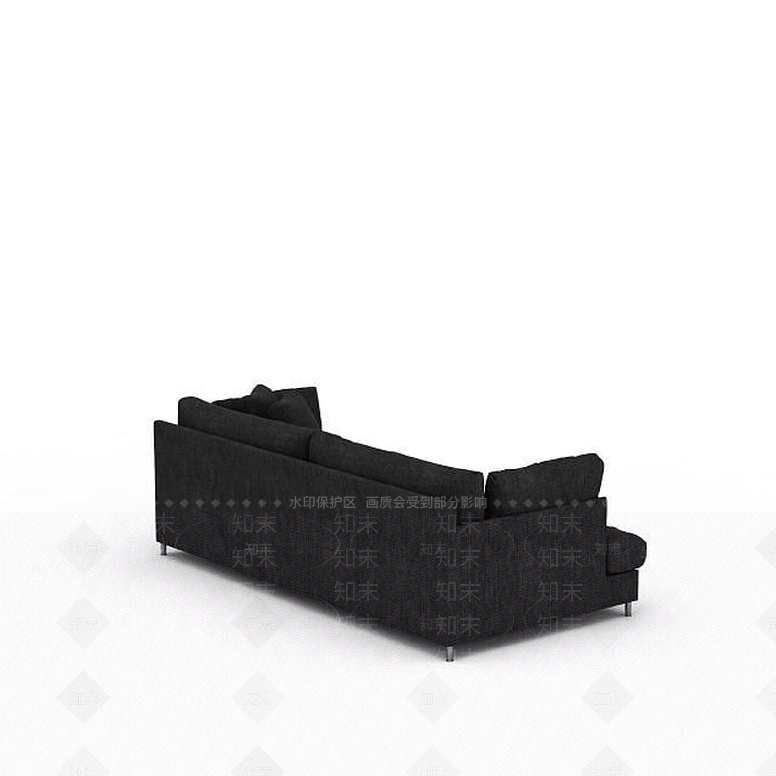 现代双人沙发3D模型下载【ID:1194422677】