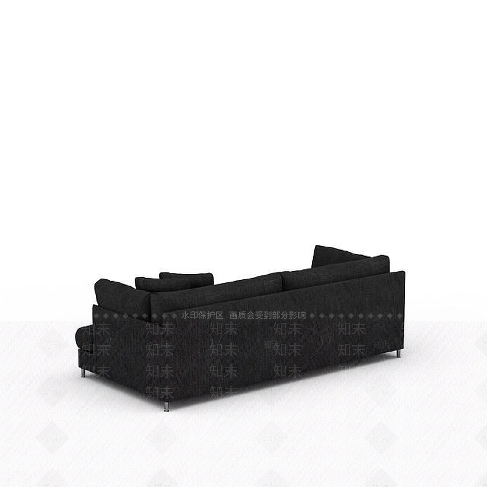 现代双人沙发3D模型下载【ID:1194422677】