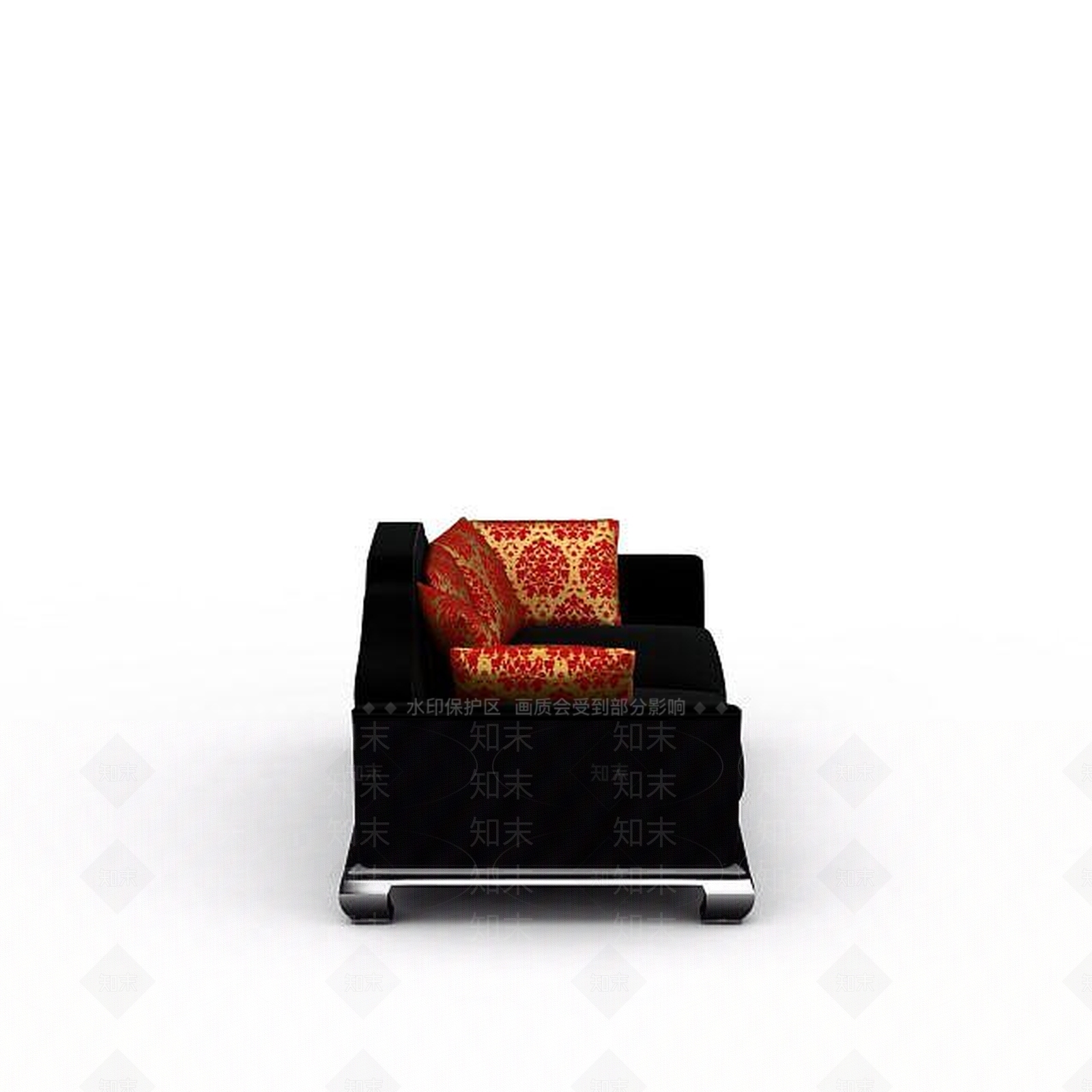 现代双人沙发3D模型下载【ID:1194422981】