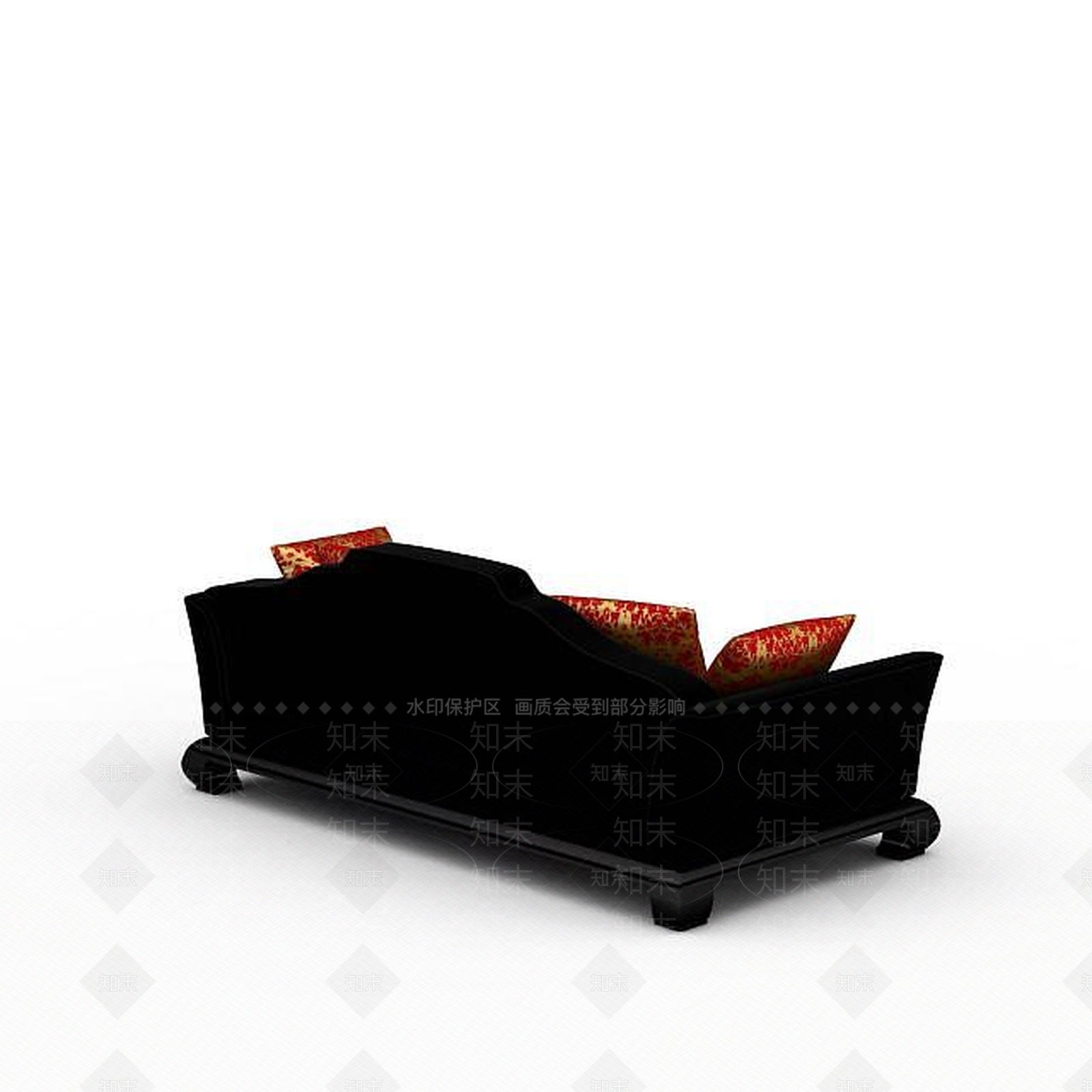 现代双人沙发3D模型下载【ID:1194422981】