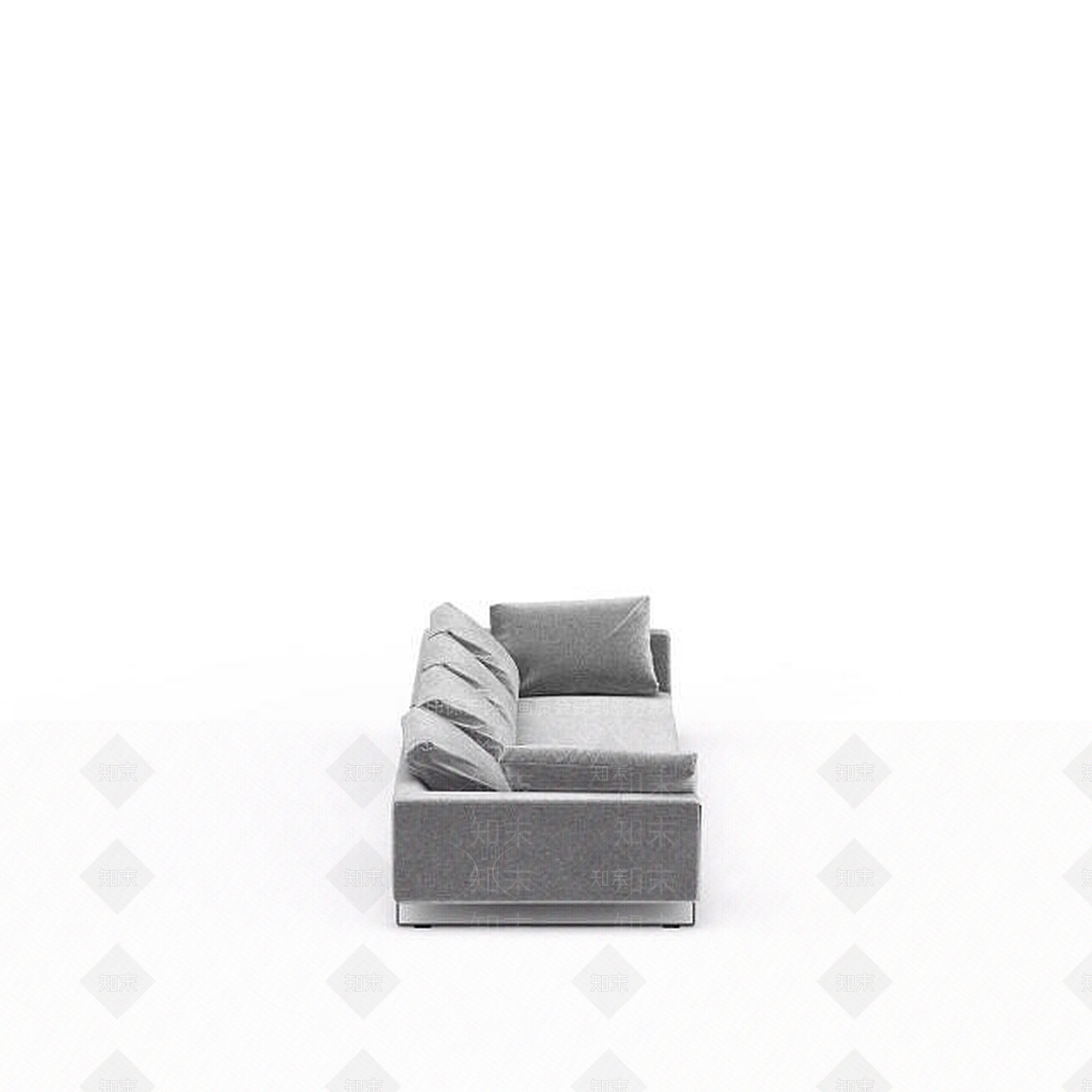 现代双人沙发3D模型下载【ID:1194423073】
