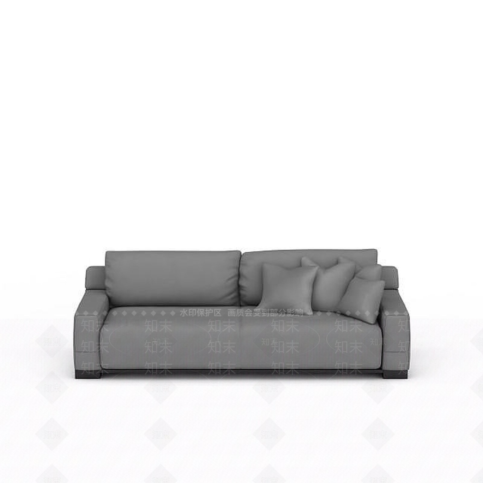 现代双人沙发3D模型下载【ID:1198955952】