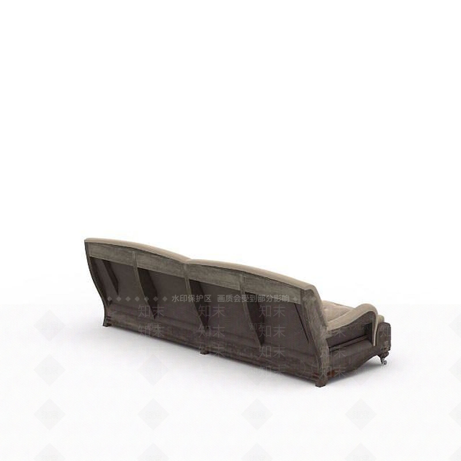 现代双人沙发3D模型下载【ID:1194423187】