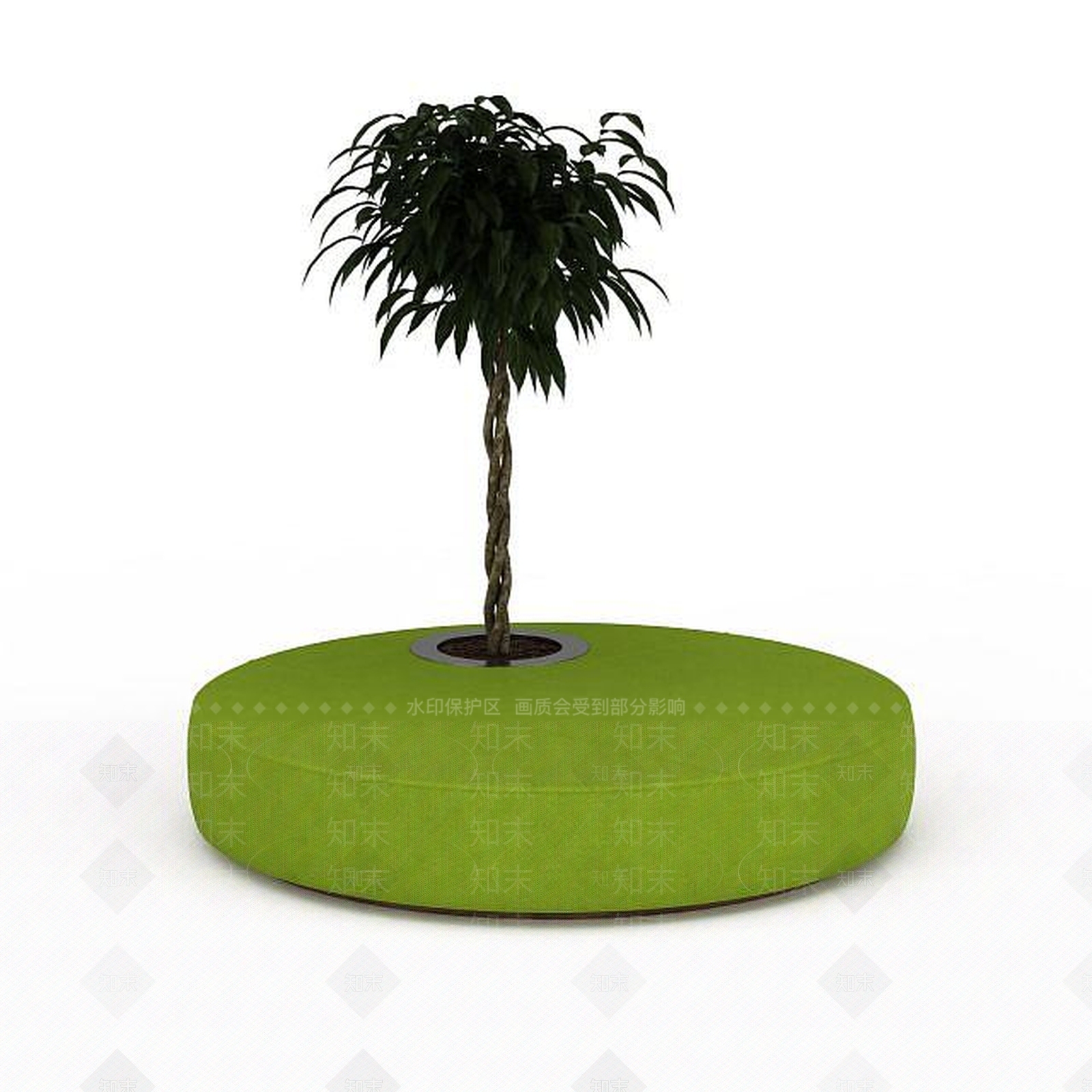 现代办公桌3D模型下载【ID:1194423597】