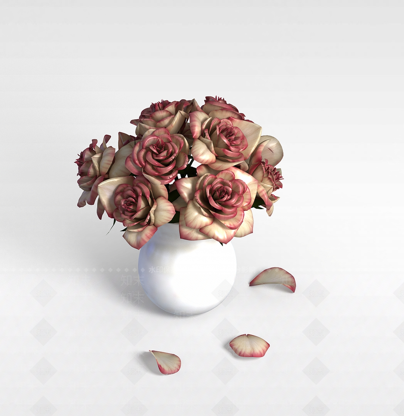 现代办公桌3D模型下载【ID:1194423674】
