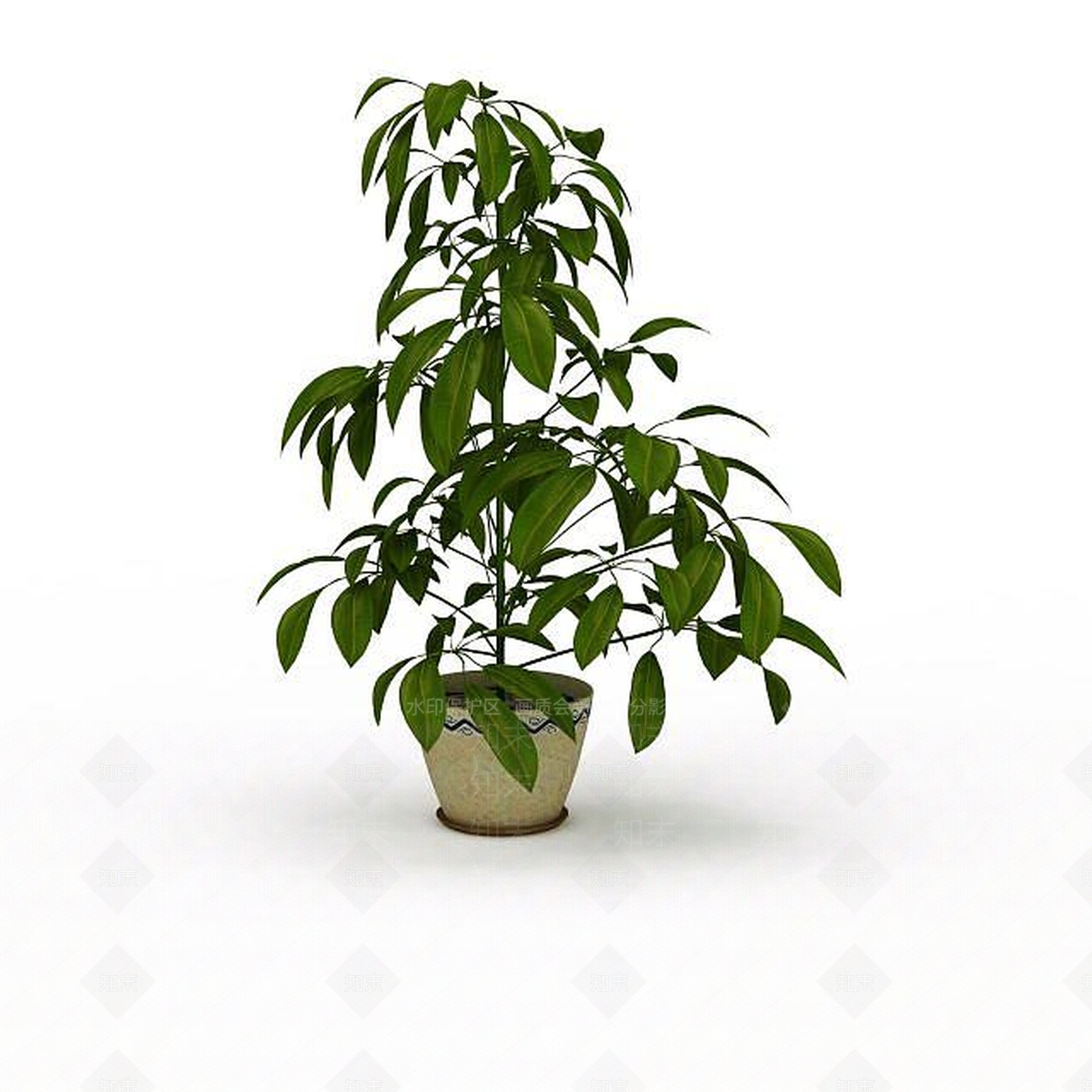 现代办公桌3D模型下载【ID:1194423862】