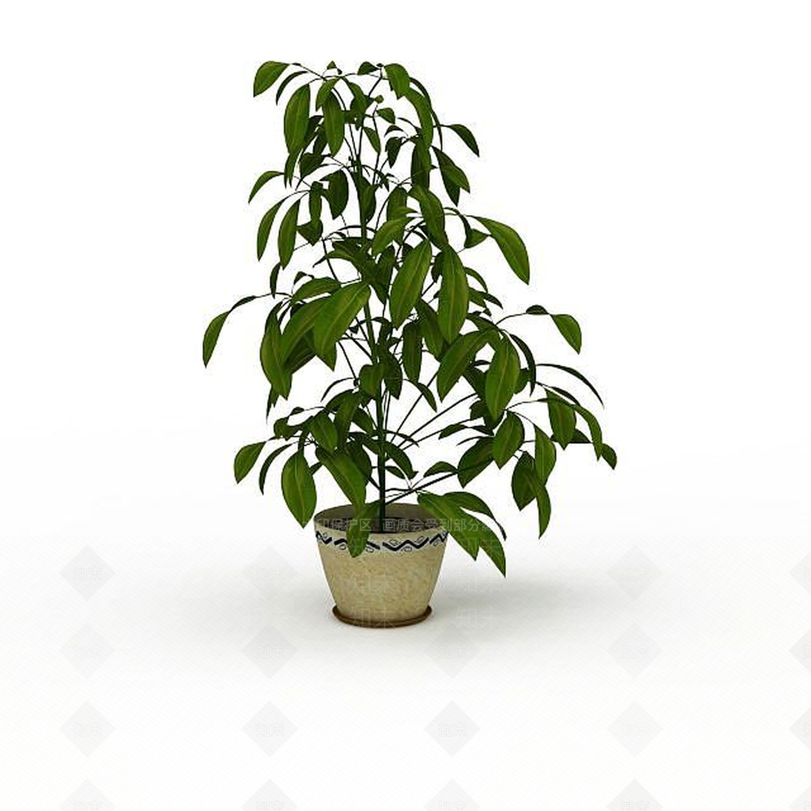 现代办公桌3D模型下载【ID:1194423862】