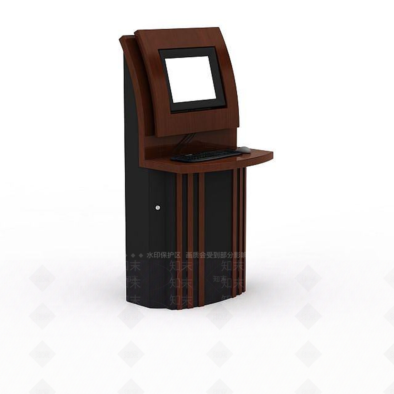 现代妆台妆凳3D模型下载【ID:1194424094】