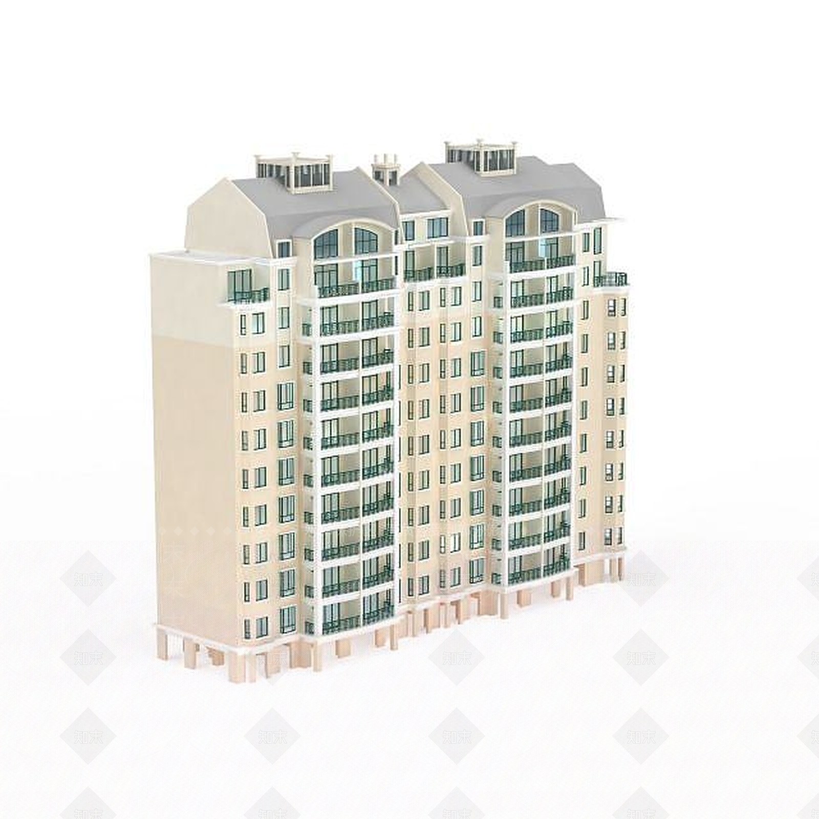 现代其他建筑外观3D模型下载【ID:1198955479】