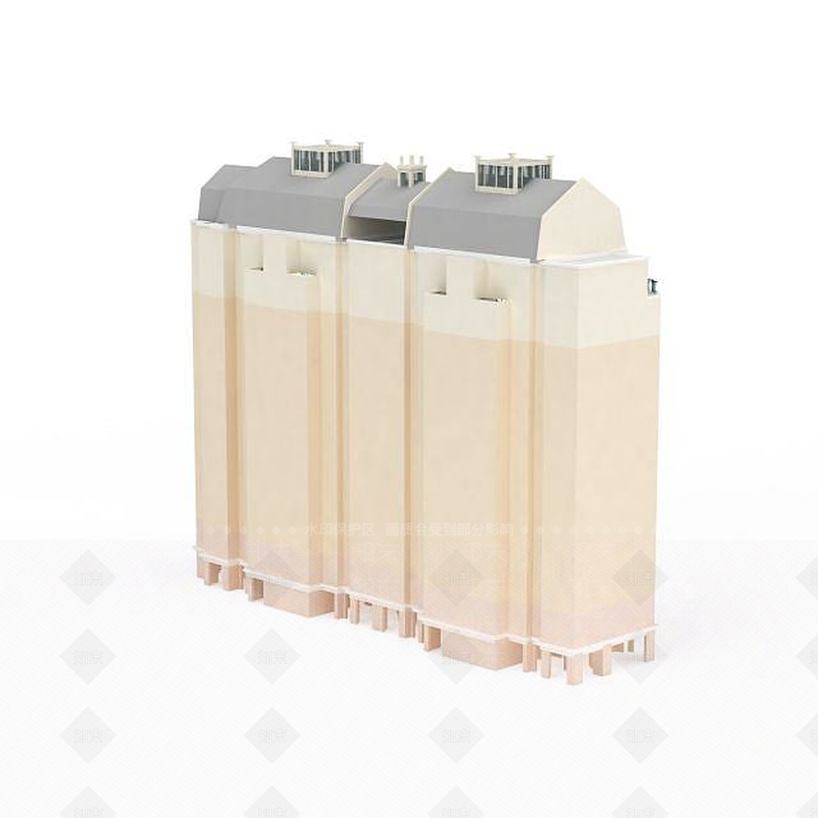 现代其他建筑外观3D模型下载【ID:1198955479】