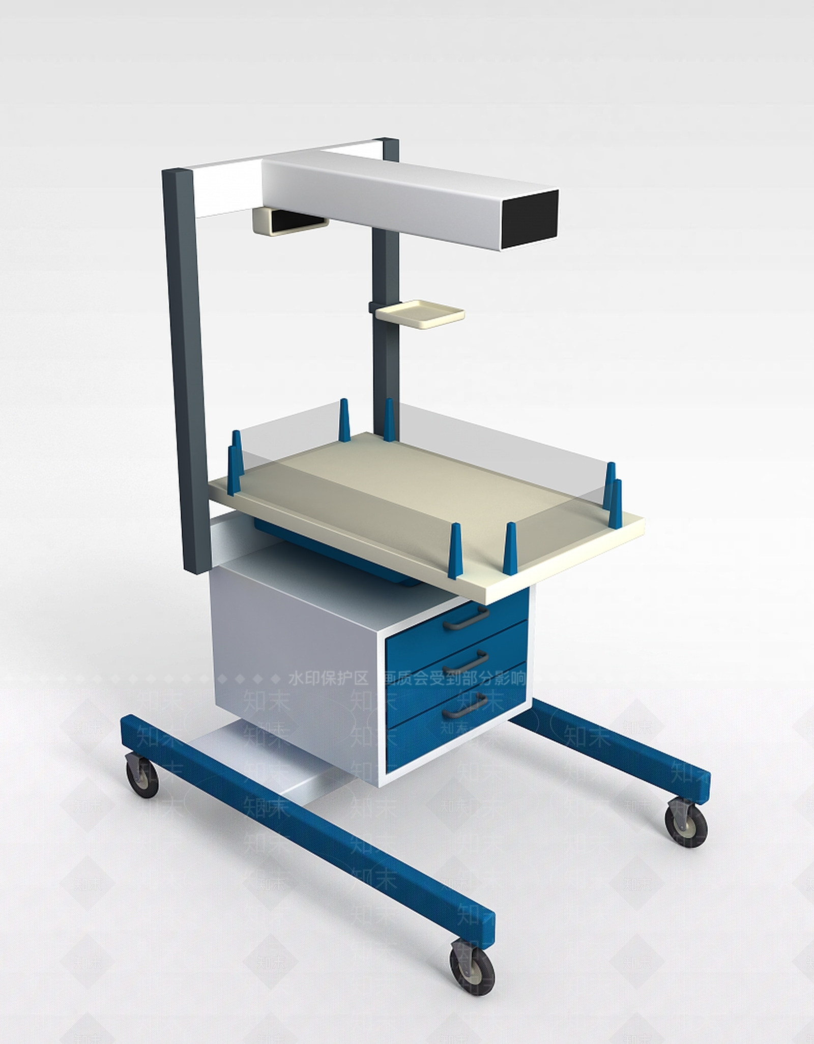 现代医疗器材3D模型下载【ID:1198955229】
