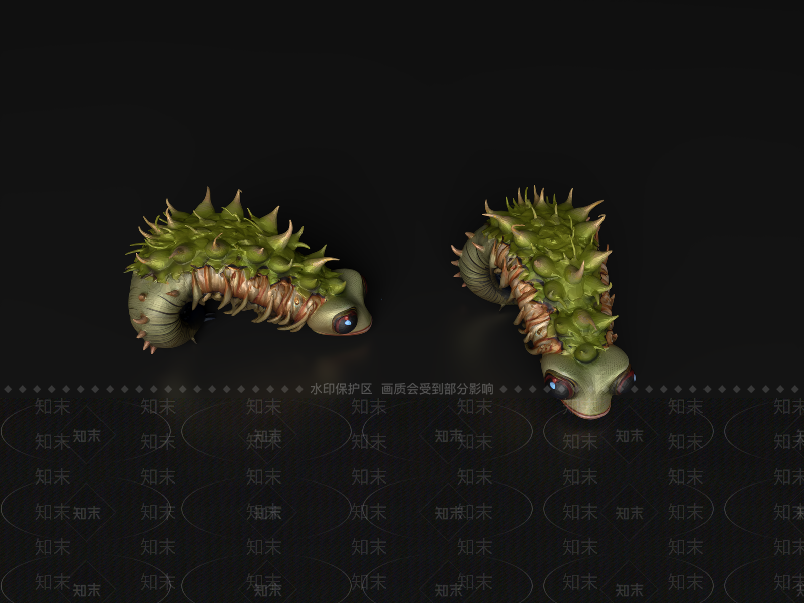 爬行类动物3D模型下载【ID:1194428556】