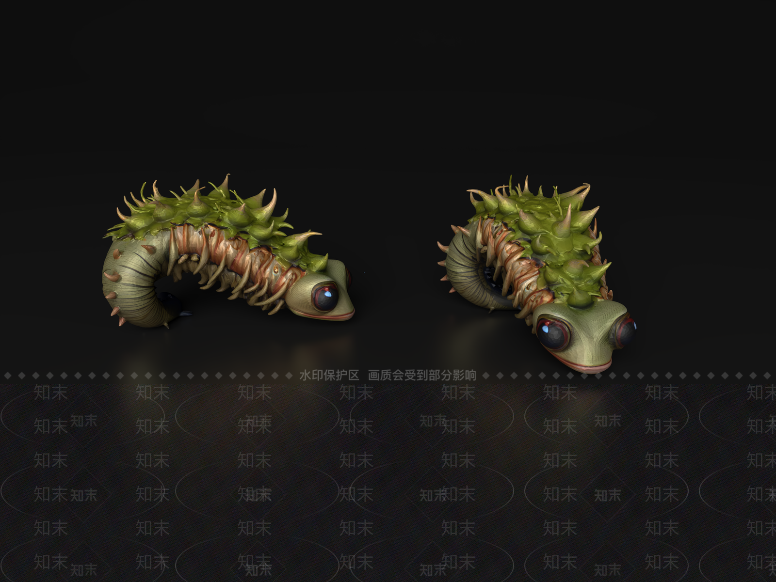 爬行类动物3D模型下载【ID:1194428556】