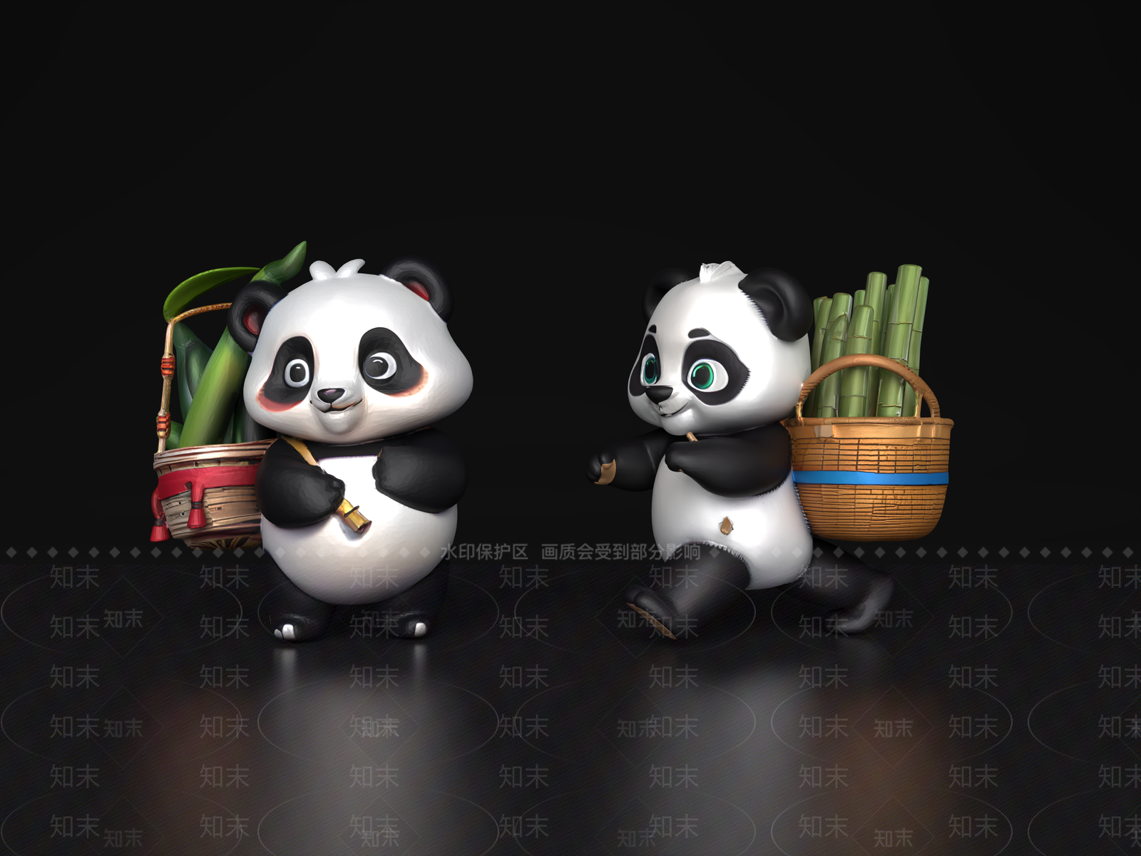 爬行类动物3D模型下载【ID:1194429079】