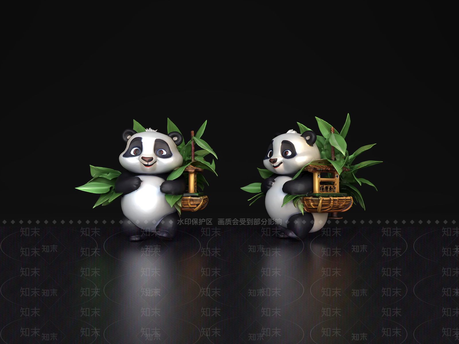 爬行类动物3D模型下载【ID:1194429104】